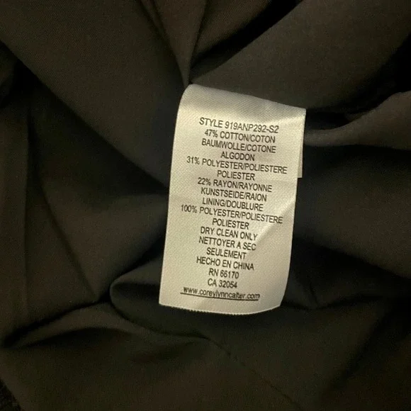 NWT!! Anthropologie COREY LYNN CALTER Nina Cropped Tweed Jumpsuit Stripes 10 - Picture 14 of 15